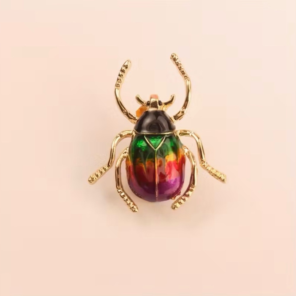 Beetle Brooch Modern New - Picture 6 of 6